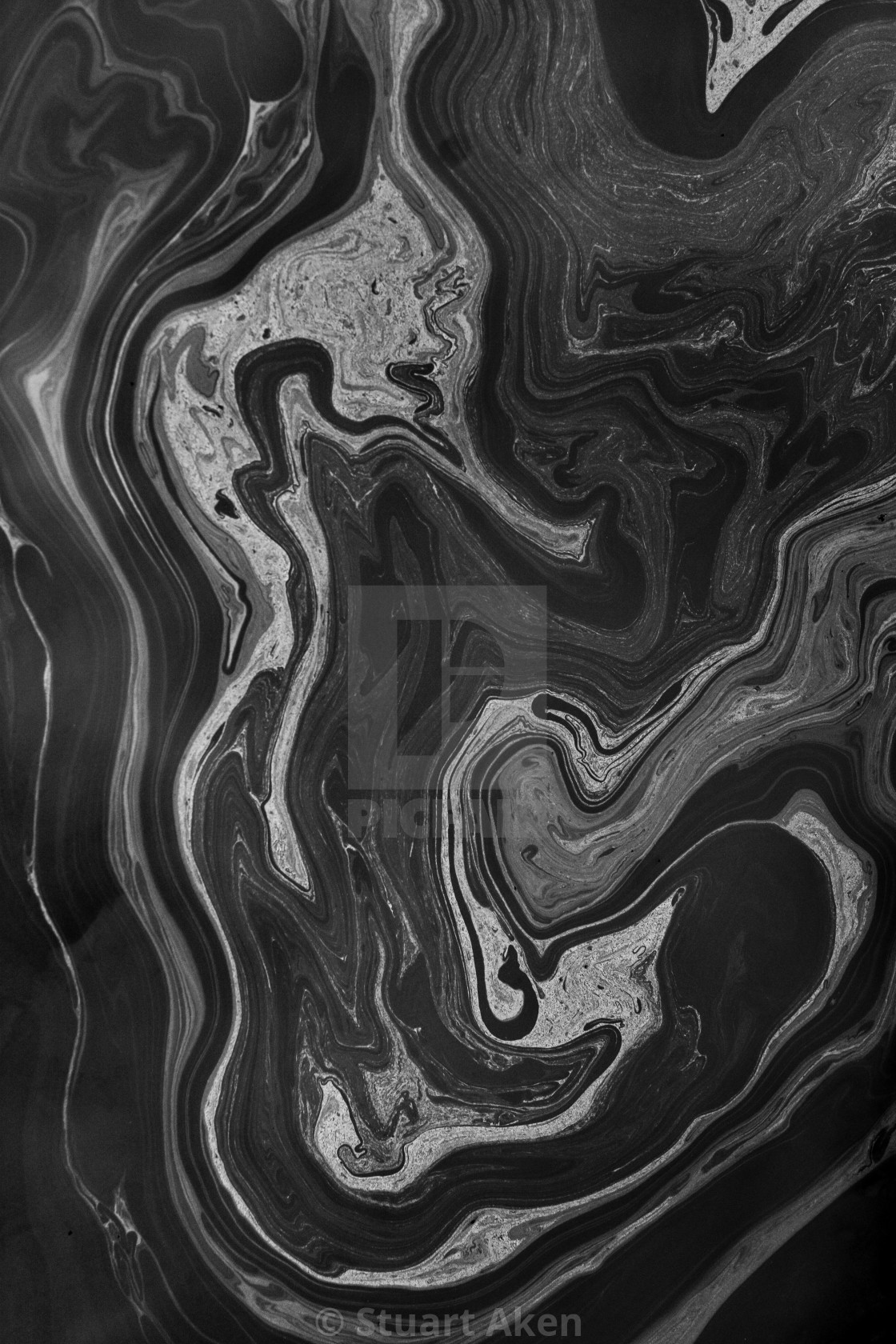 "Oil on Water #6" stock image