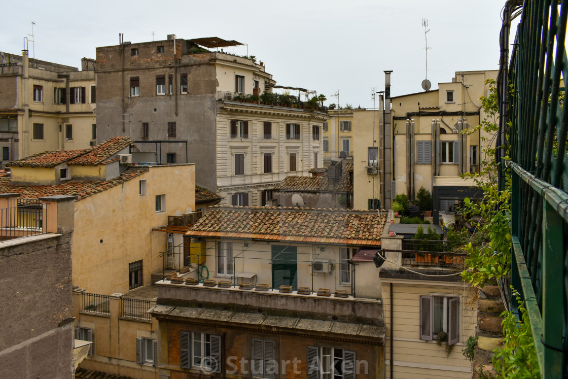 "Back Streets of Rome" stock image