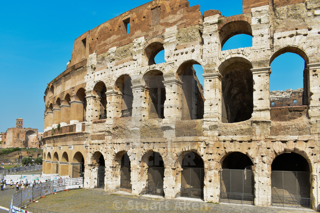 "Colloseum Curves" stock image