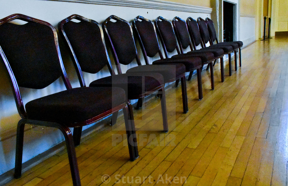 "Seating Row" stock image