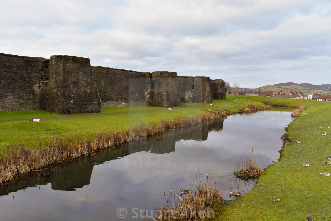 "Castle Moat" stock image