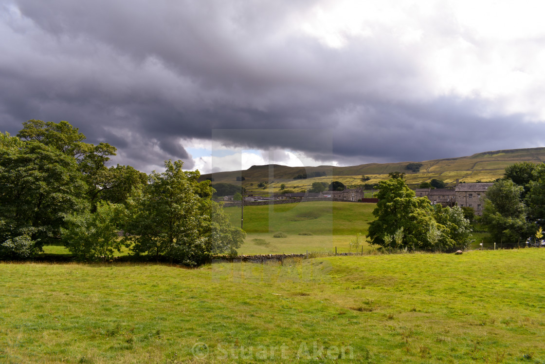 "Hills in Yorkshire" stock image