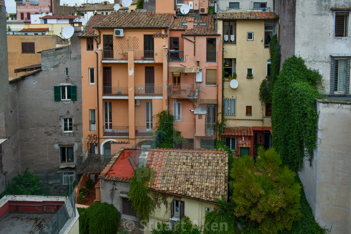 "Not All of Rome is Pretty." stock image