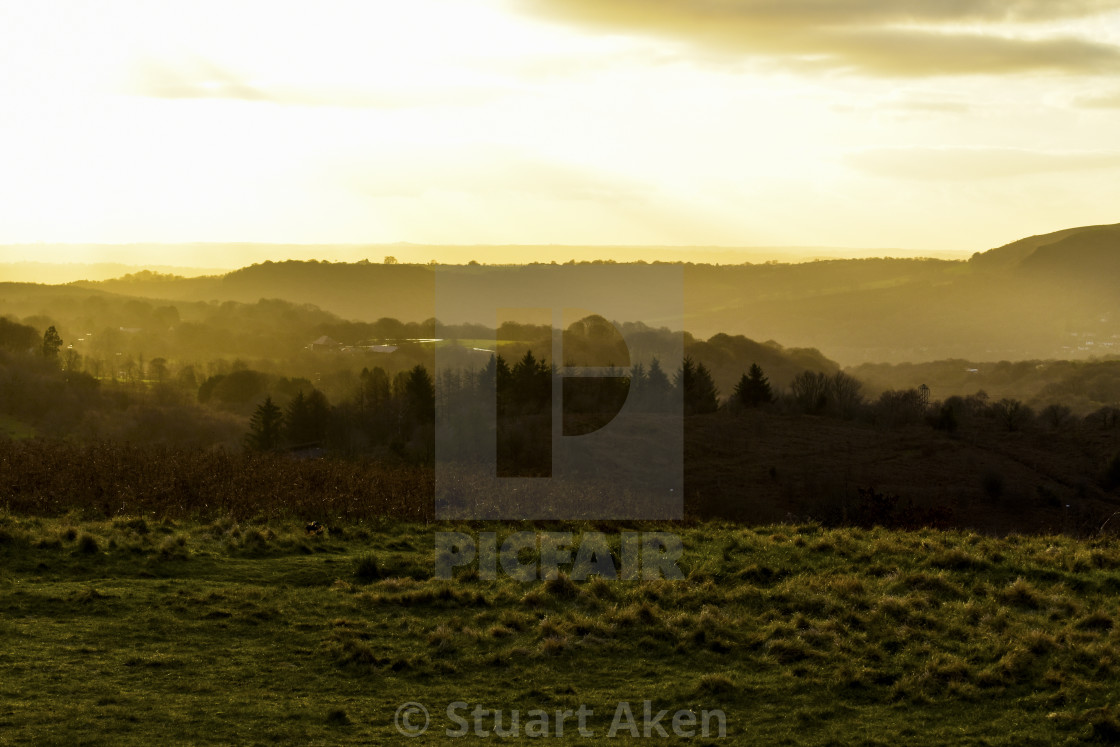 "Evening Winter" stock image