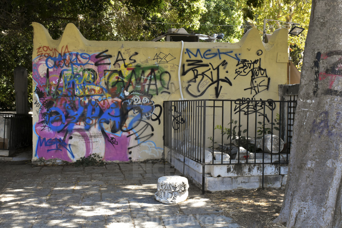 "Kos Graffiti" stock image