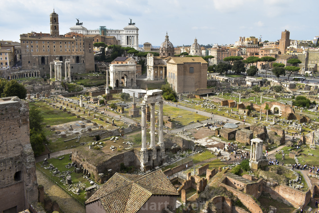 "Roman Pillars" stock image