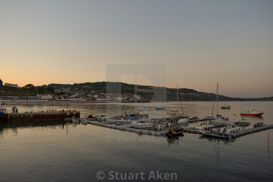 "Close of Day in Lyme" stock image