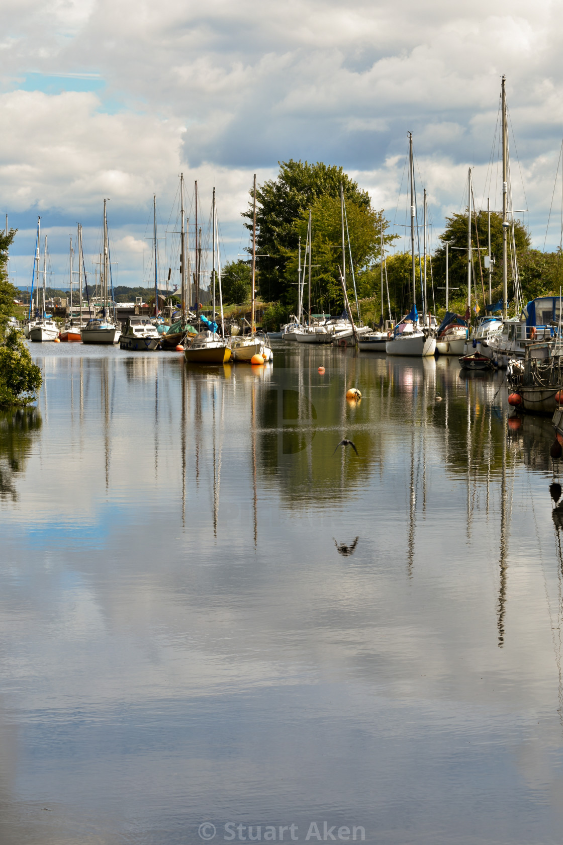 "Lydney Marina" stock image