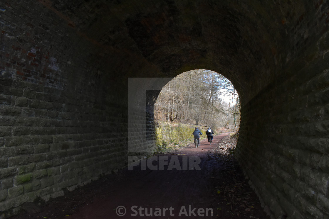 "Through the Tunnel" stock image