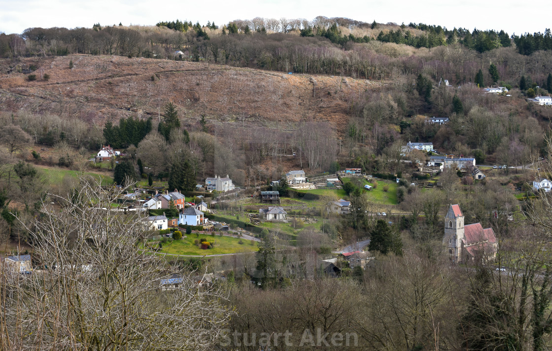 "Valley Village" stock image