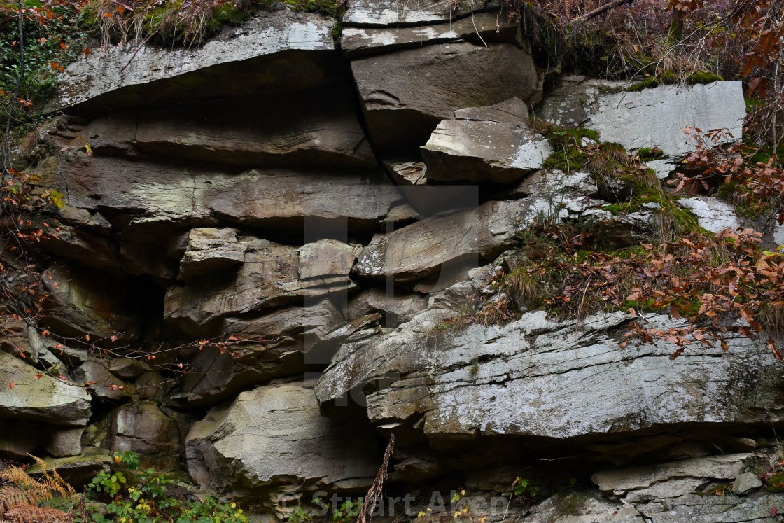 "Rock Face" stock image