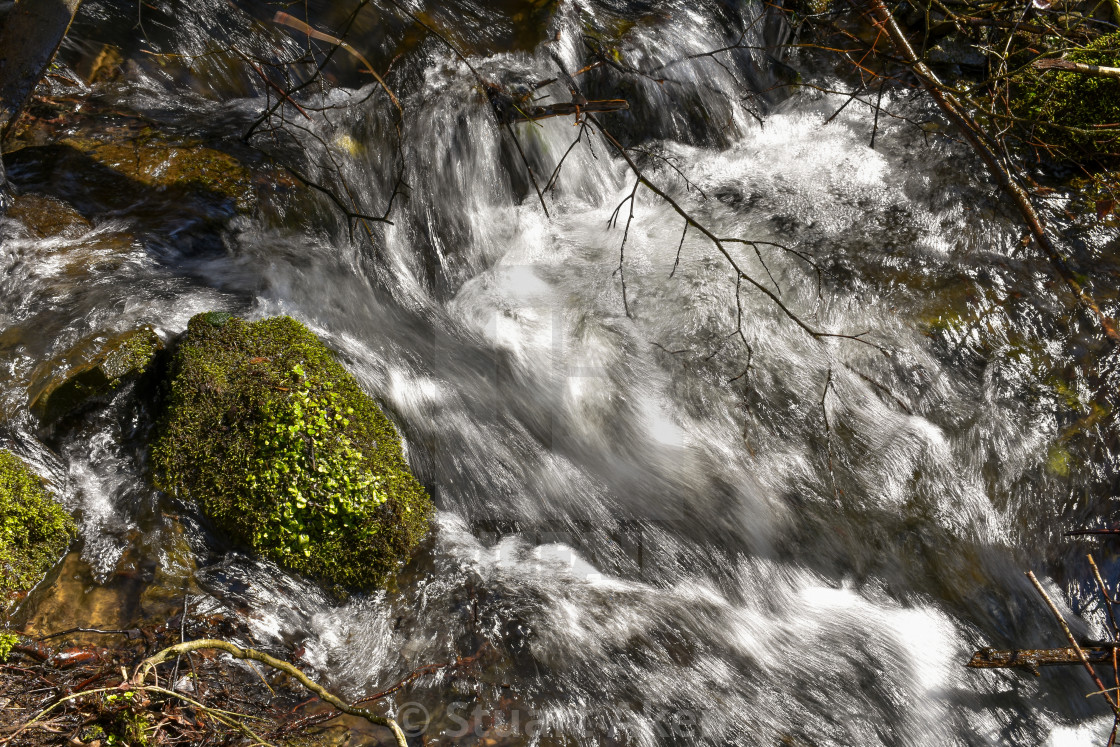 "Tumbling Torrent" stock image