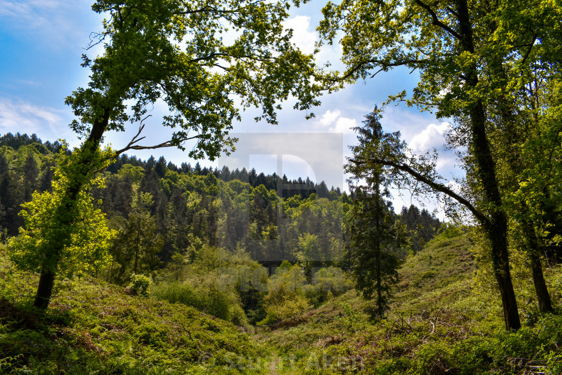 "Valley Track" stock image