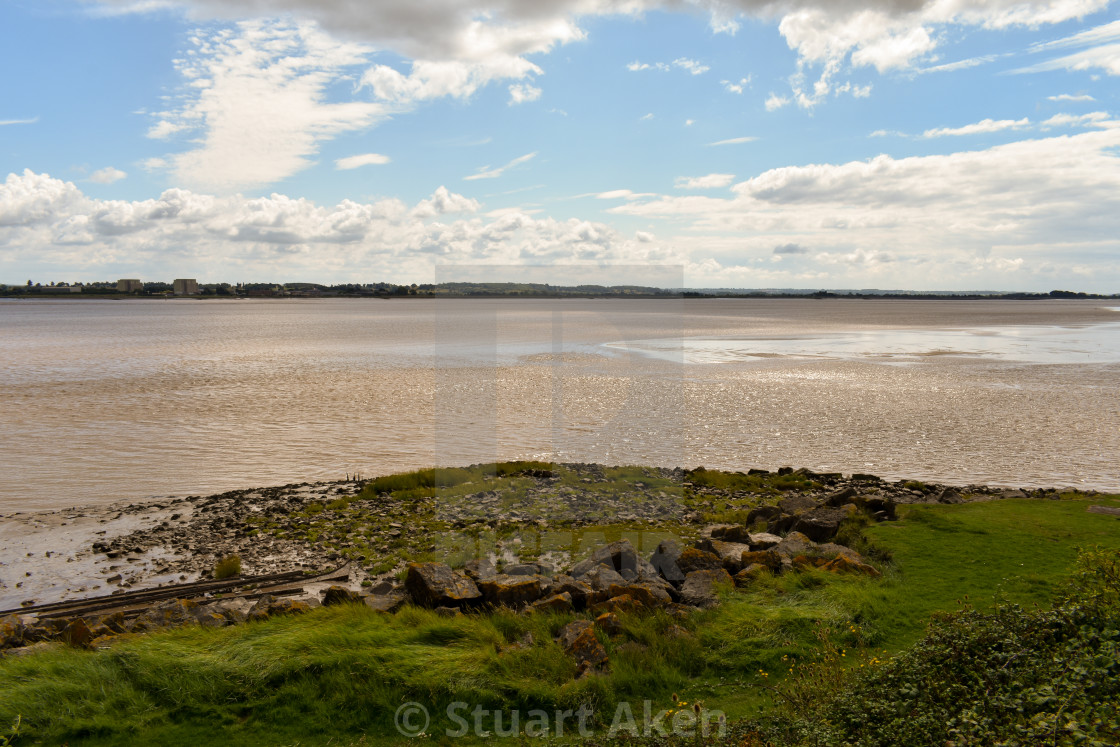 "Along the River Severn" stock image