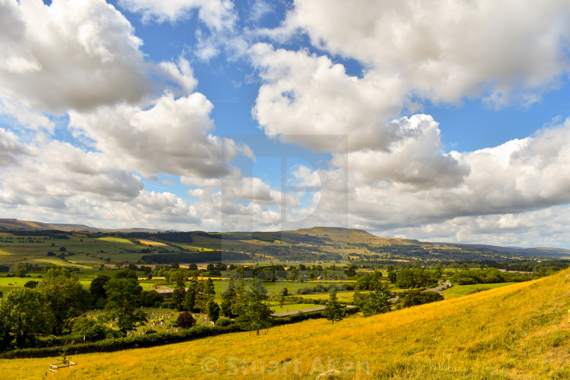 "Sky Over Yorkshire" stock image