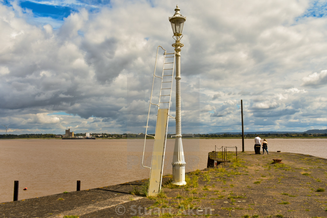 "Summer on the Severn" stock image