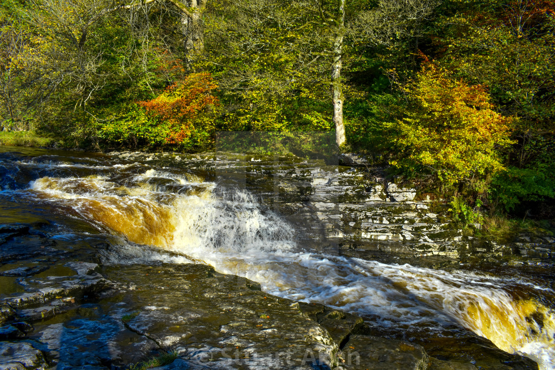 "The Falls at Stainforth" stock image