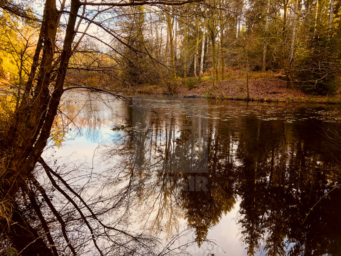 "Mirror Calm." stock image