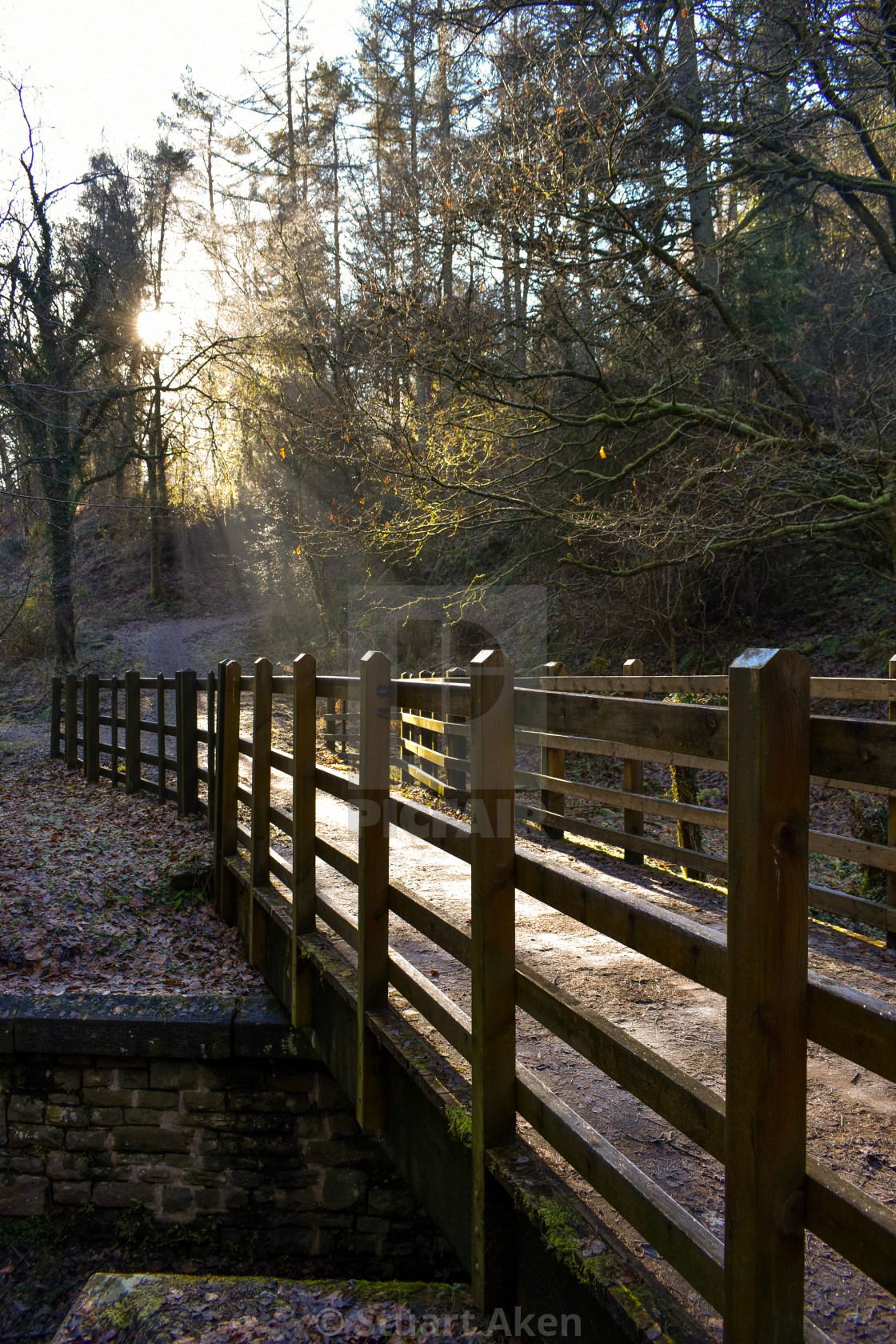 "Footbridge" stock image