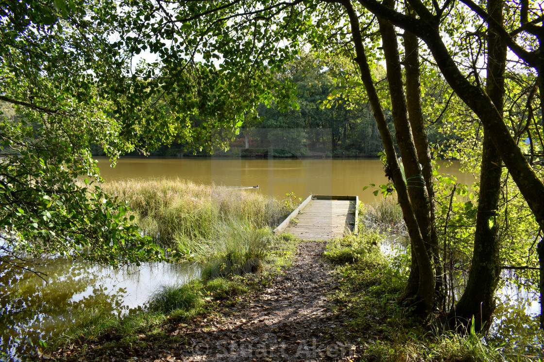 "Fishing Platform" stock image