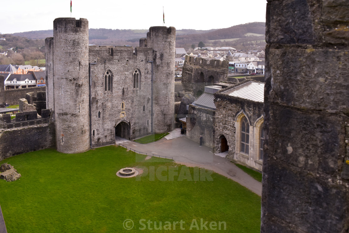 "Castle Entrance" stock image