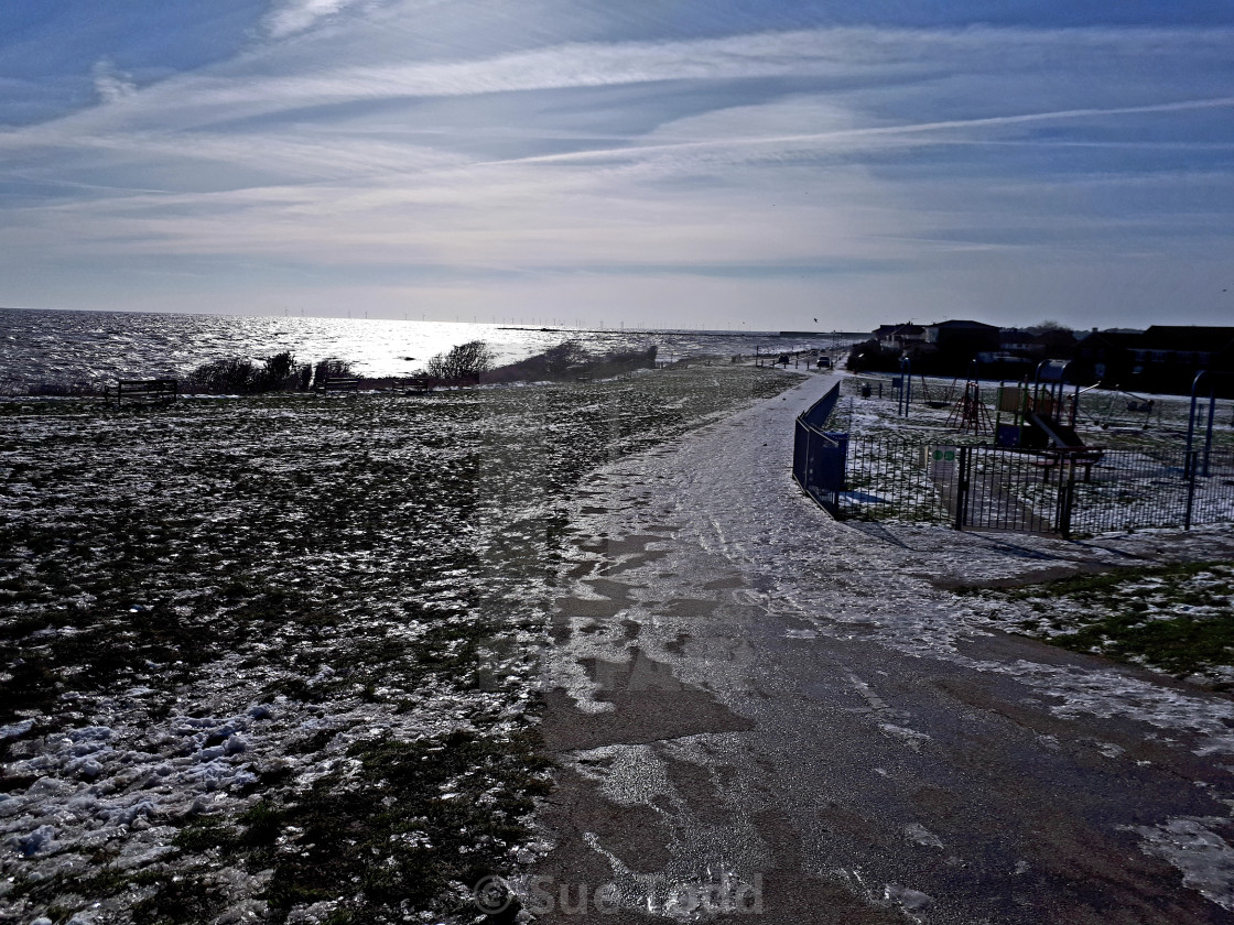 "Sparkling icy Jubilee Greensward" stock image