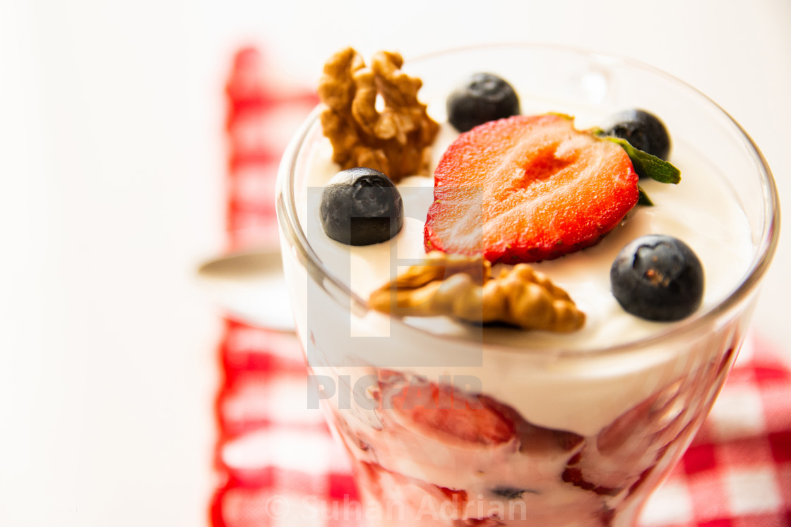 "Strawberry yogurt" by Suhan Adrian - $12.28 "Strawberry yogurt" stock image