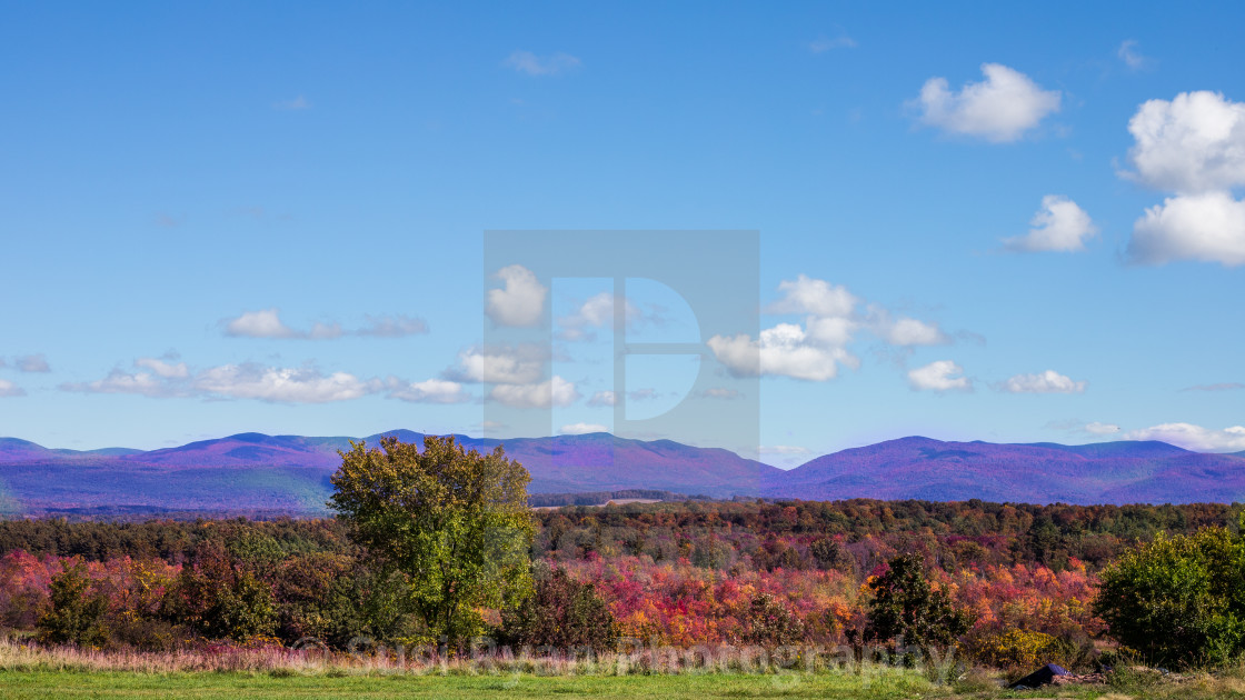 "Vermont in Fall" stock image