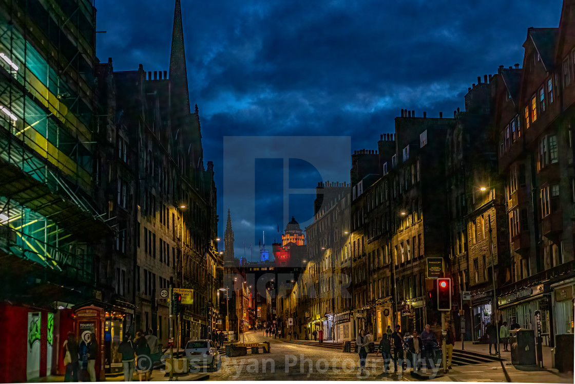 "Royal Mile Edinburgh" stock image