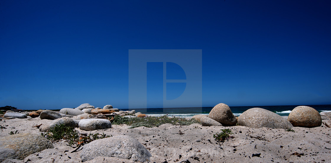 "ROADS by Goewie - Pebble beach" stock image