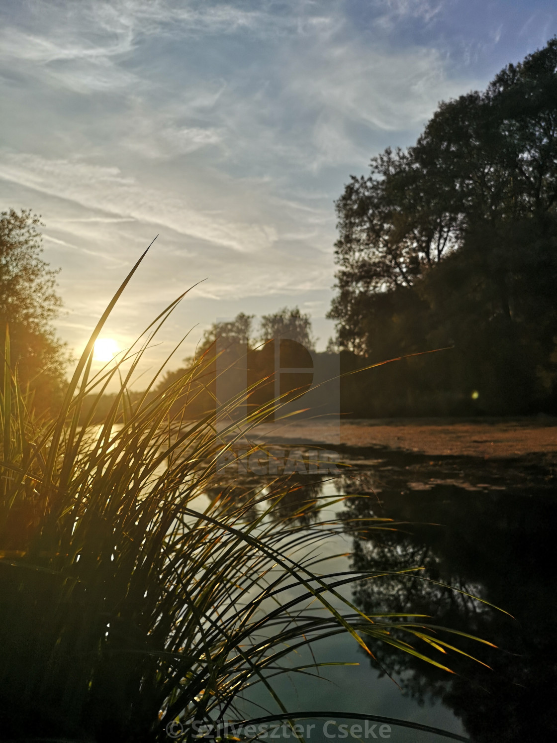 "Lake afternoon" stock image