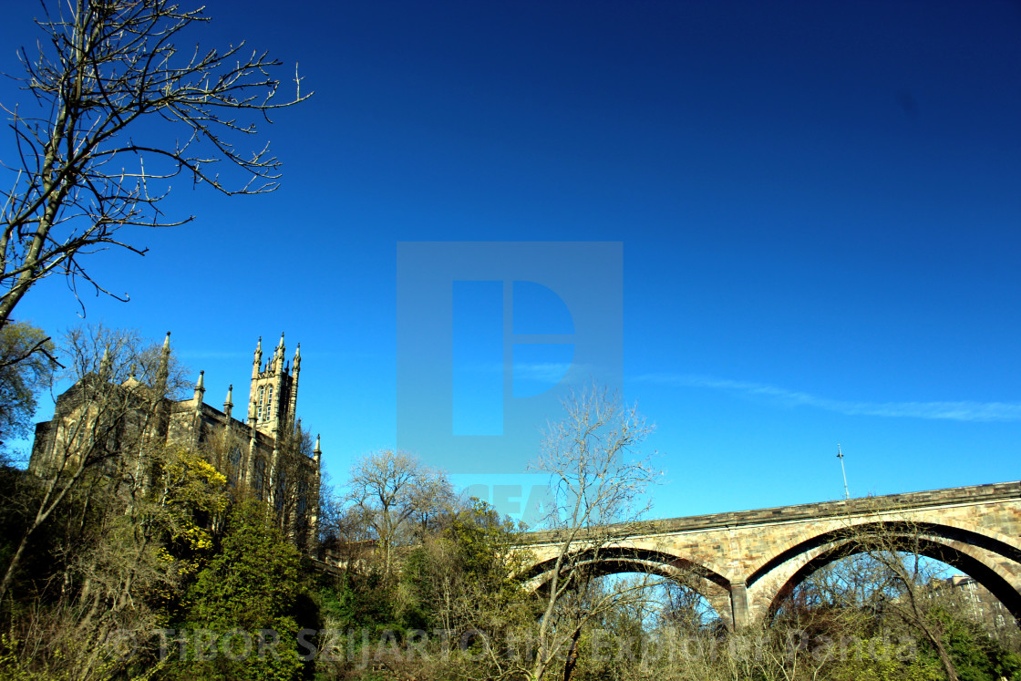 "Dean Village" stock image