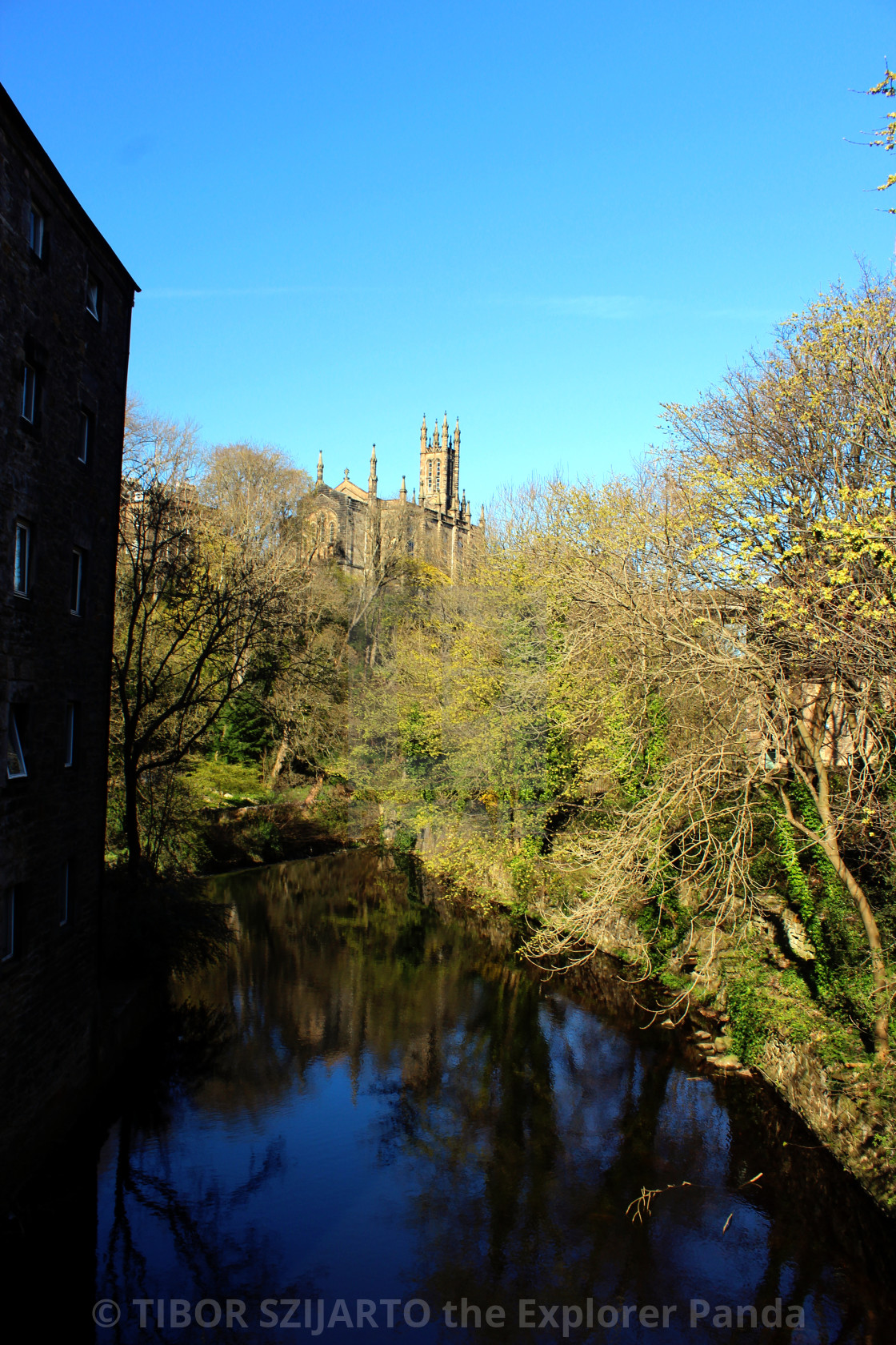 "Dean Village" stock image