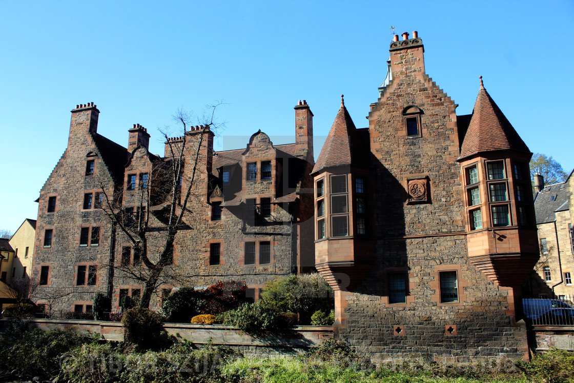 "DEAN VILLAGE - A MIRACLE CASTLE" stock image