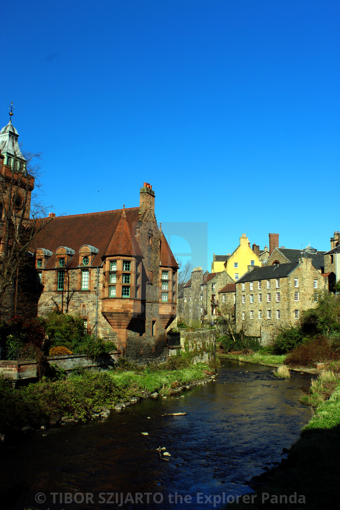 "DEAN VILLAGE" stock image