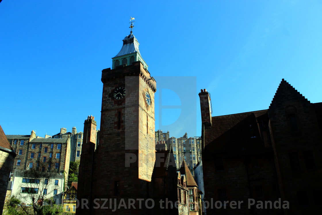 "TEATIME? DEAN VILLAGE" stock image