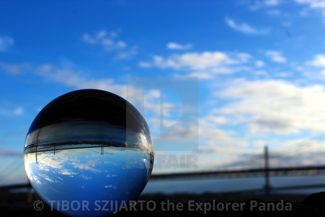 "The bridges of the Firth of Forth, Edinburgh, Scotland #6" stock image