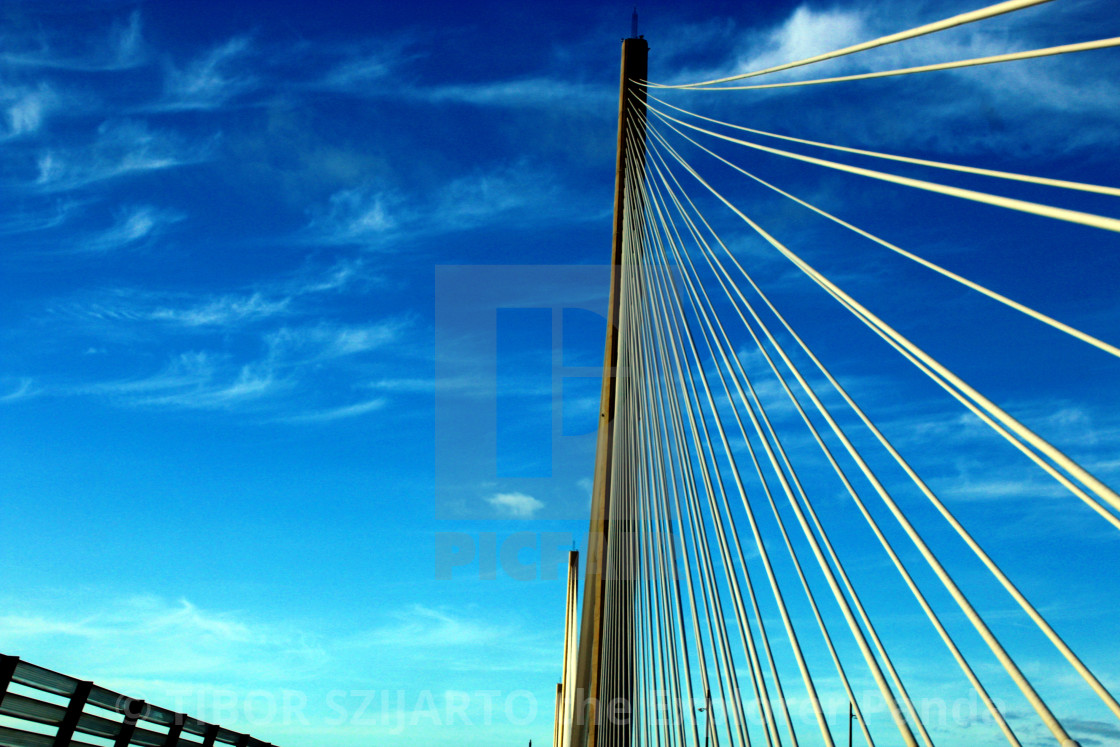 "The bridges of the Firth of Forth, Edinburgh, Scotland #19" stock image