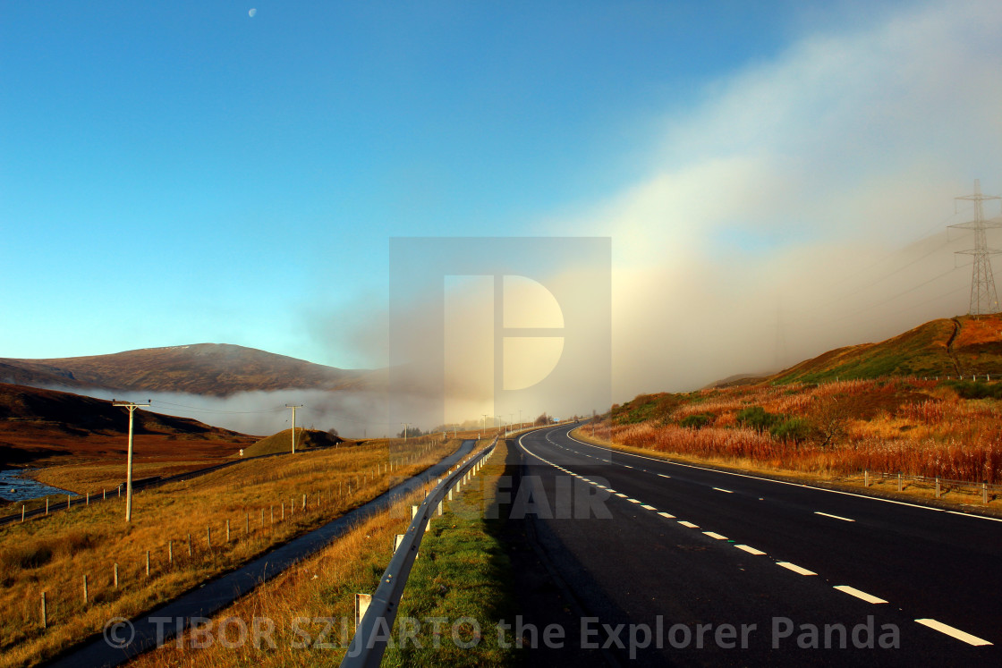 "The Highlands, between the Highlands Border and Durness #39" stock image