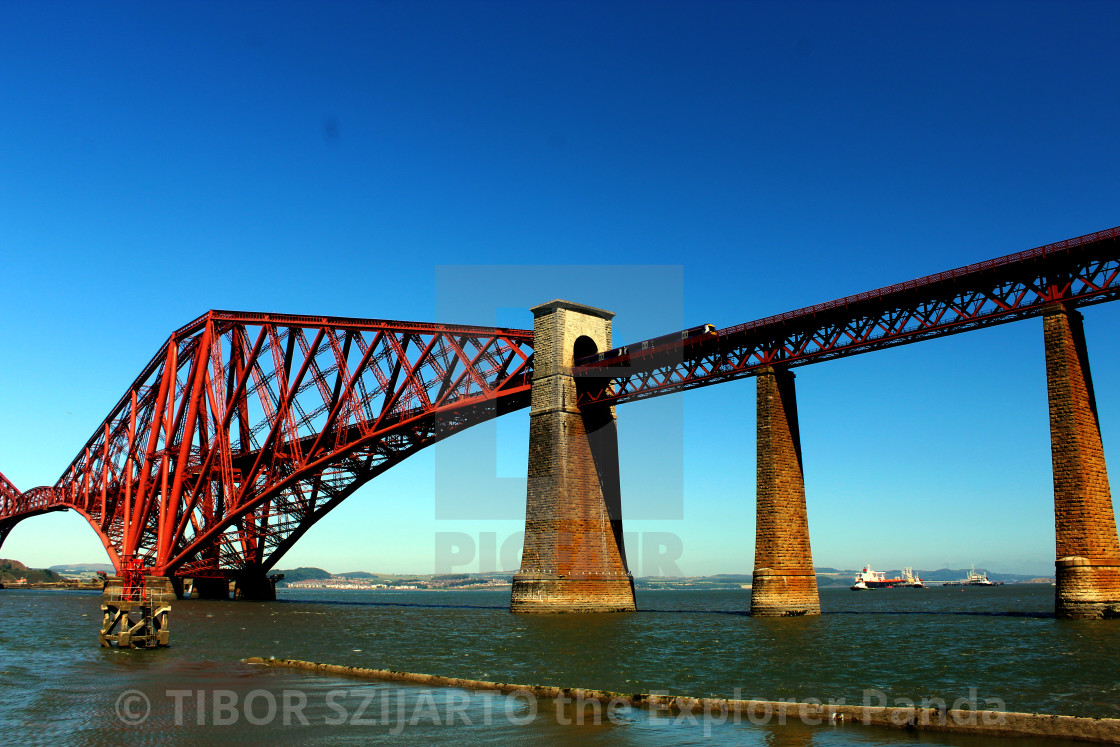 "The bridges of the Firth of Forth, Edinburgh, Scotland #26" stock image