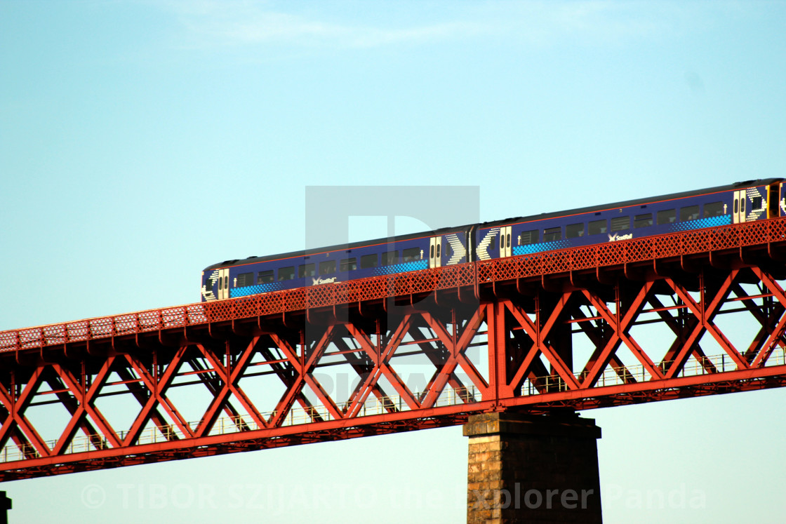 "The bridges of the Firth of Forth, Edinburgh, Scotland #28" stock image