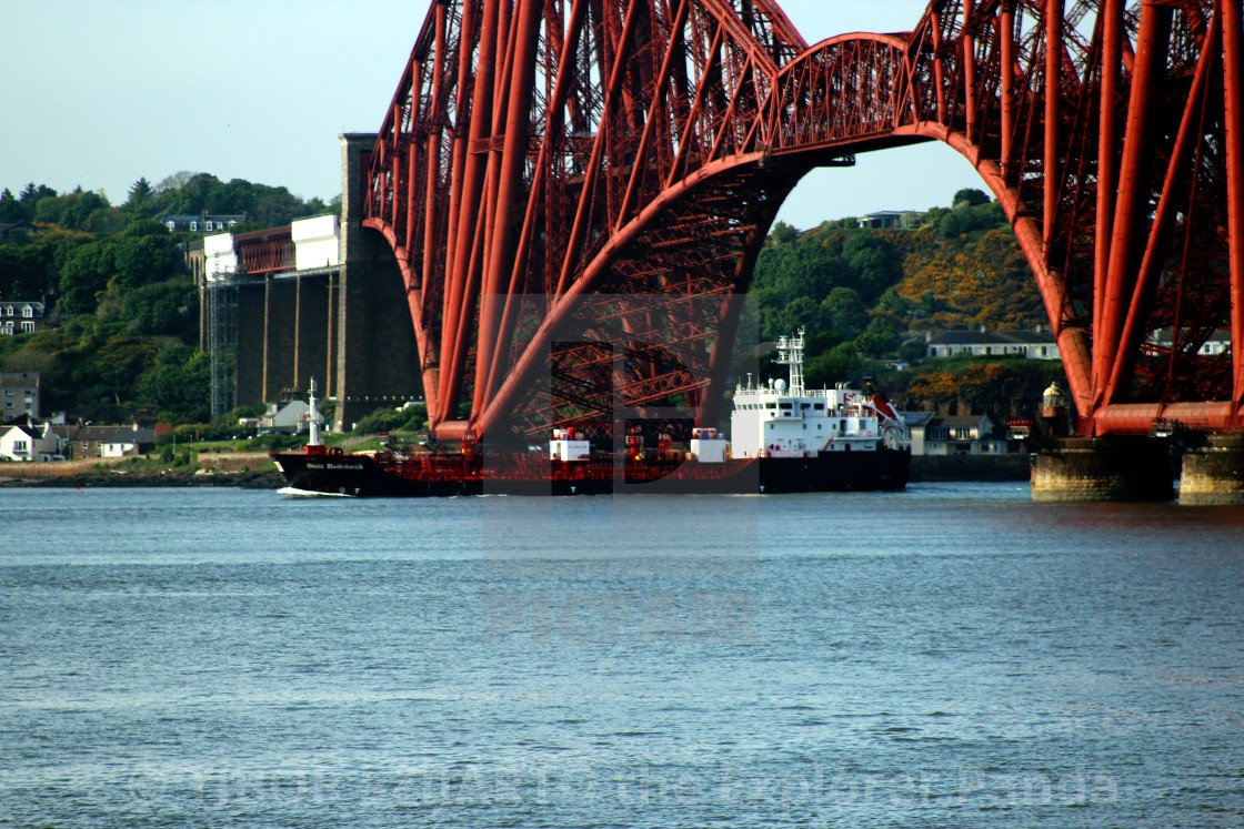 "The bridges of the Firth of Forth, Edinburgh, Scotland #29" stock image