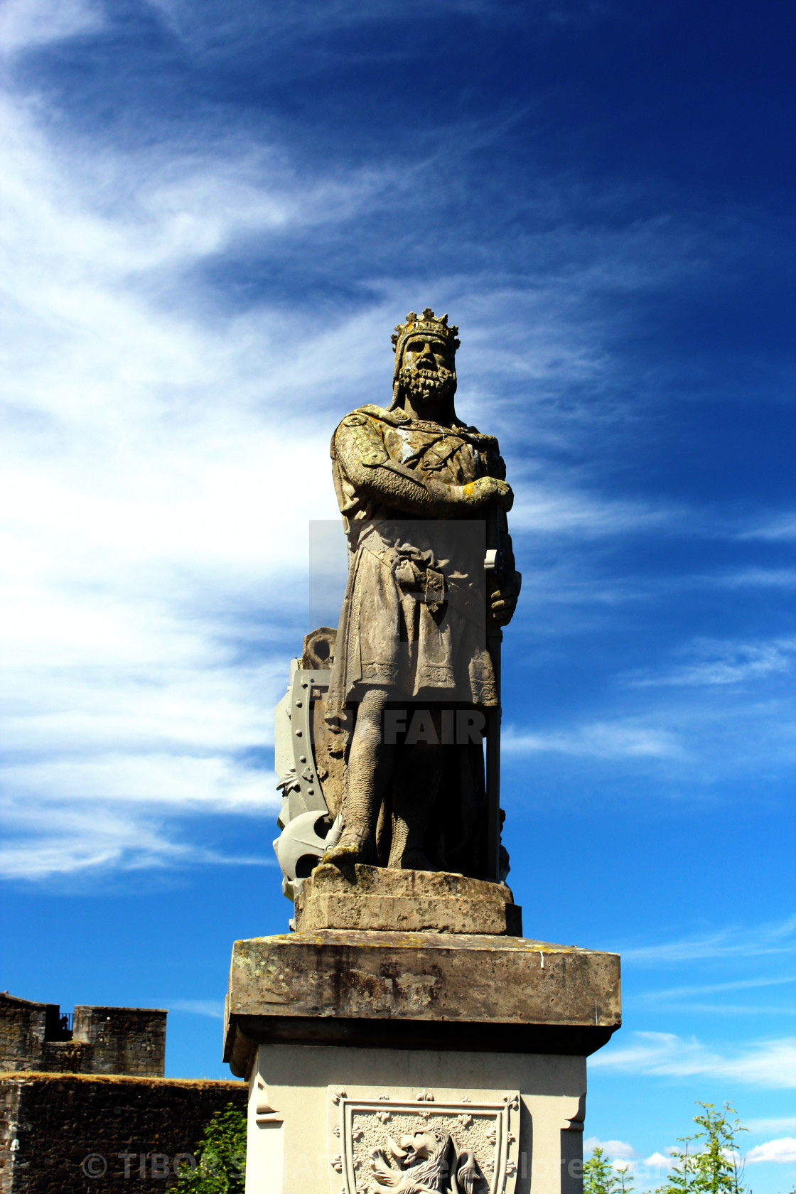 "The pride of Scotland, Stirling Castle #1" stock image