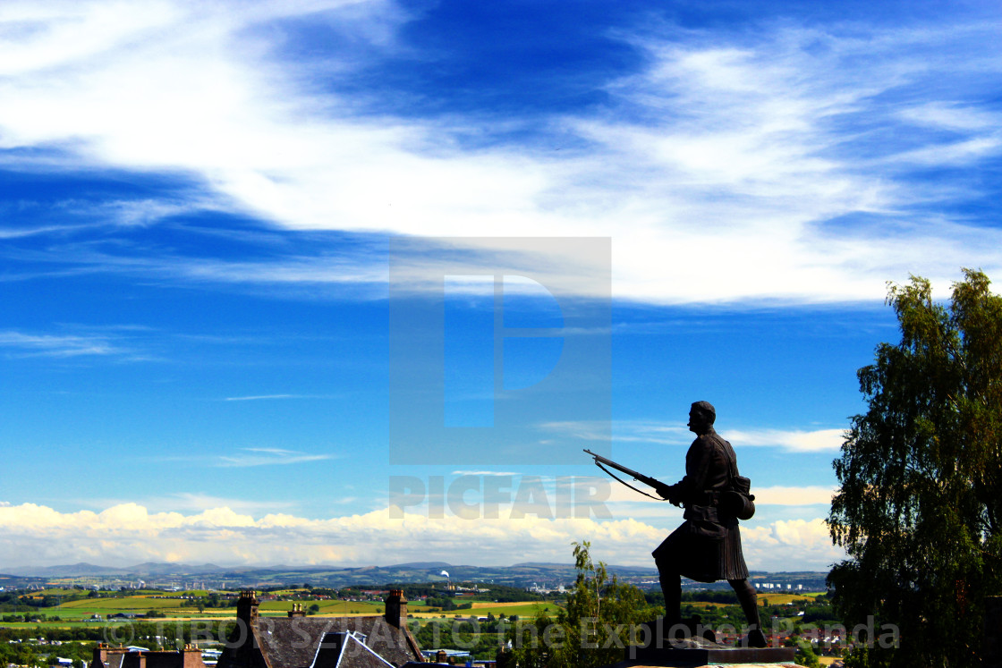 "The pride of Scotland, Stirling Castle #32" stock image