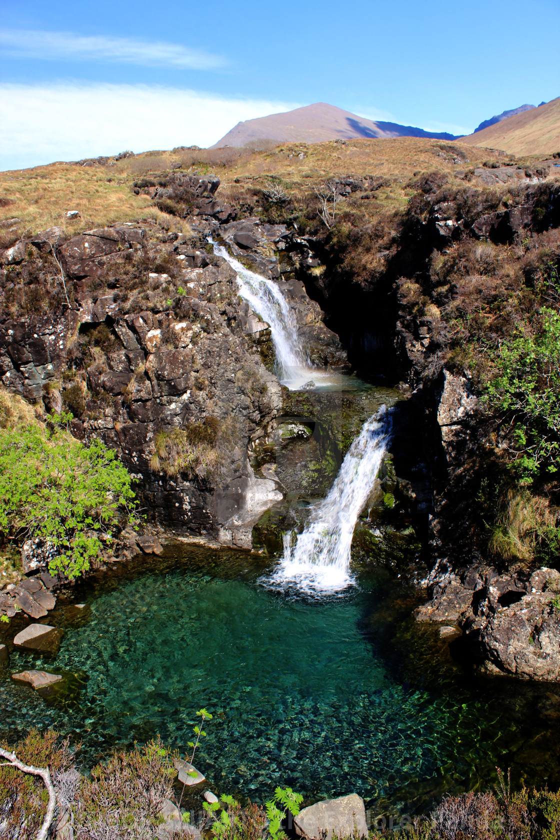 "Skye, a rugged, cruel but beautiful island # 24" stock image