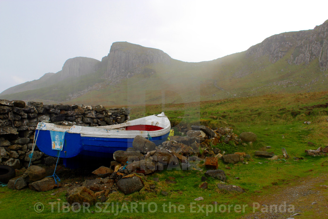 "Skye, a rugged, cruel but beautiful island # 48" stock image