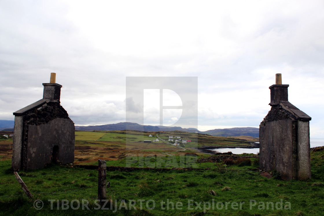 "Skye, a rugged, cruel but beautiful island # 60" stock image