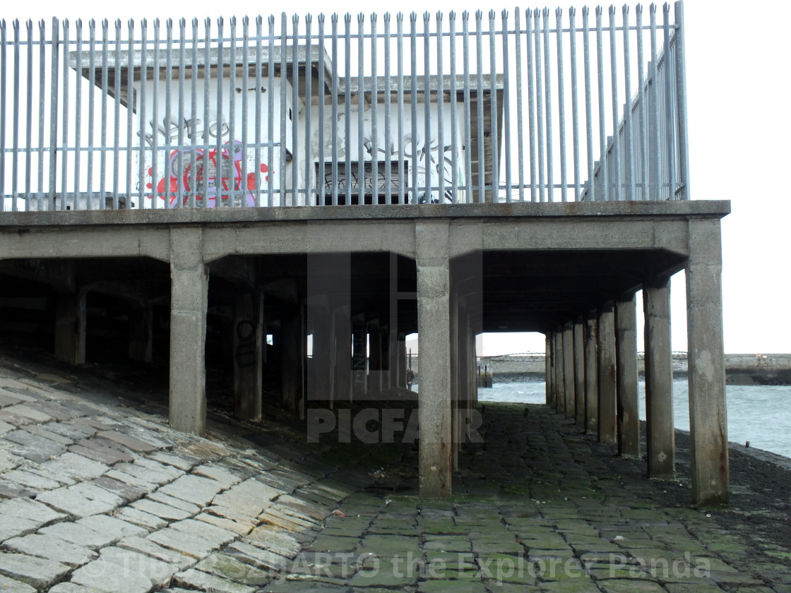 "Abandoned Leith lighthouse #9" stock image