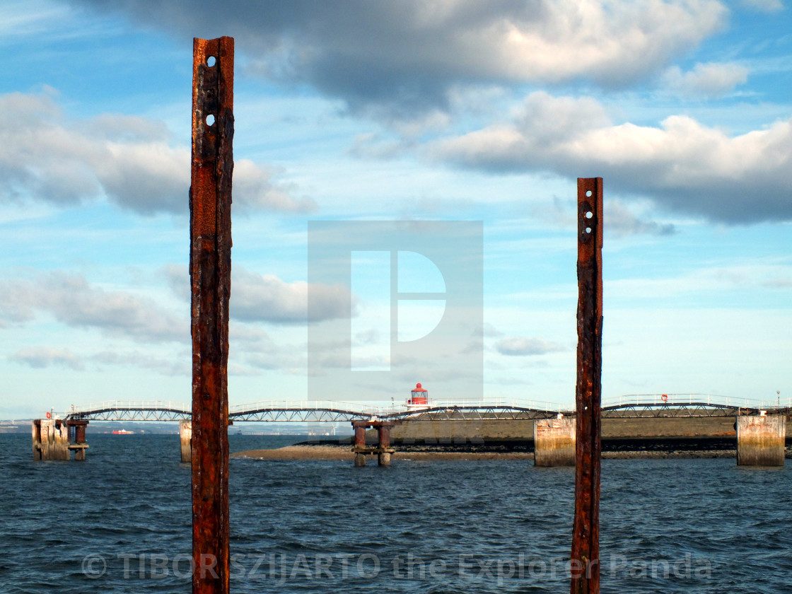 "Abandoned Leith lighthouse #20" stock image