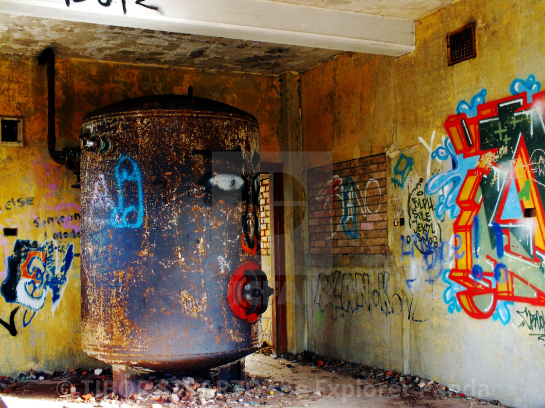 "Abandoned Leith lighthouse # 28" stock image